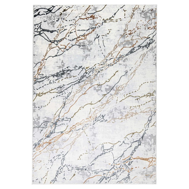 Lavin Rugs T4024 Salim 6'7" x 9'6" Striations Rug, Gold/Earth - T4024-0609