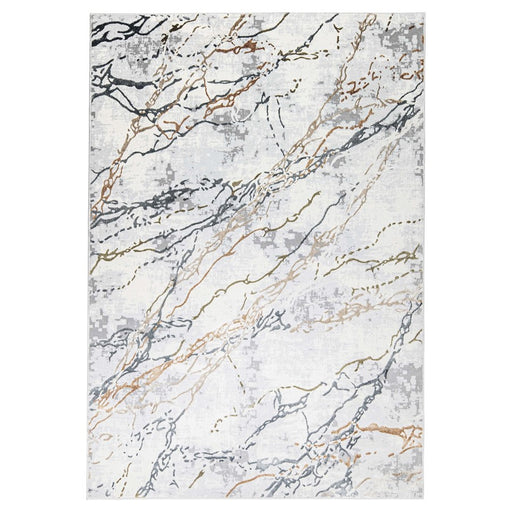 Lavin Rugs T4024 Salim 6'7" x 9'6" Striations Rug, Gold/Earth - T4024-0609