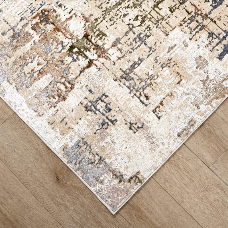 Lavin Rugs T4025 Salim 9'10" x 13'2" Painterly Rug, Grey Gold/Earth
