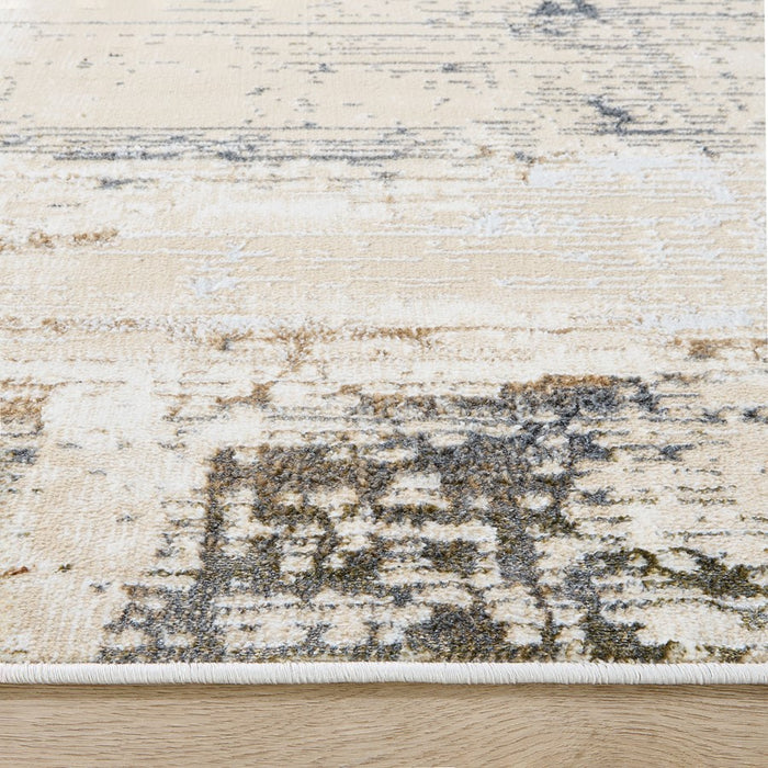 Lavin Rugs T4026 Salim 9'10" x 13'2" Painterly Rug, Grey Gold/Earth