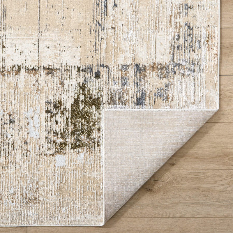 Lavin Rugs T4026 Salim 9'10" x 13'2" Painterly Rug, Grey Gold/Earth