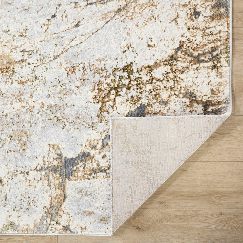 Lavin Rugs T4028 Salim 6'7" x 9'6" Painterly Rug, Grey Gold/Earth