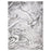 Lavin Rugs T9001 Ayda 5'3" x 7'6" Marble Rug, Silver/Black/Grey - T9001-0507