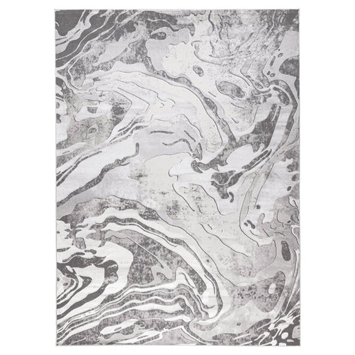 Lavin Rugs T9001 Ayda 9'10" x 13'2" Marble Rug, Silver/Black/Grey - T9001-1013