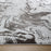 Lavin Rugs T9003 Ayda 7'10" x 10'10" Marble Rug, Silver/Black/Grey