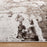 Lavin Rugs T9004 Ayda 5'3" x 7'6" Painterly Rug, Silver/Black/Grey