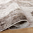 Lavin Rugs T9004 Ayda 5'3" x 7'6" Painterly Rug, Silver/Black/Grey