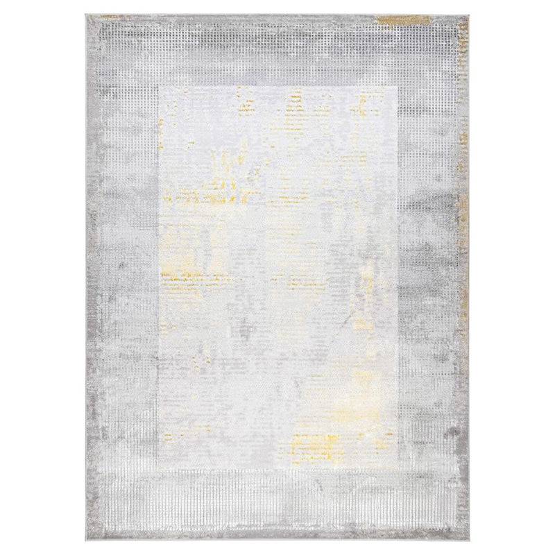 Lavin Rugs T9005 Ayda 9'10" x 13'2" Painterly Rug, Silver Gold/Min - T9005-1013