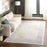 Lavin Rugs T9005 Ayda 9'10" x 13'2" Painterly Rug, Silver Gold/Min
