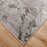 Lavin Rugs T9006 Ayda 5'3" x 7'6" Painterly Rug, Silver/Black/Grey