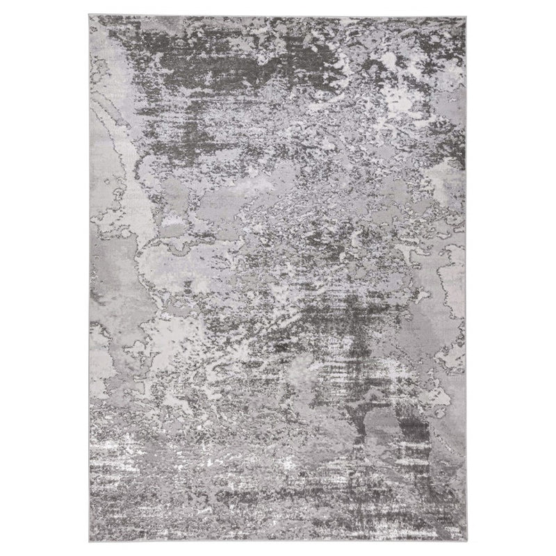 Lavin Rugs T9006 Ayda 9'10"x13'2" Painterly Rug, Silver/Black/Grey - T9006-1013