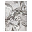 Lavin Rugs T9007 Ayda 5'3" x 7'6" Marble Rug, Silver/Black/Grey - T9007-0507