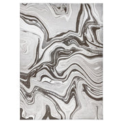 Lavin Rugs T9007 Ayda 9'10" x 13'2" Marble Rug, Silver/Black/Grey - T9007-1013