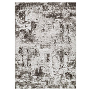 Lavin Rugs T9011 Ayda 2' x 3' Painterly Rug, Grey D.Grey/Black/Grey - T9011-0203