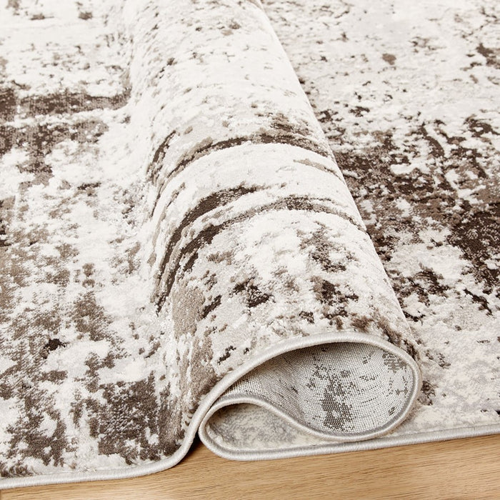 Lavin Rugs T9011 Ayda 2' x 3' Painterly Rug, Grey D.Grey/Black/Grey