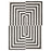 Lavin Rugs T9017 Optika 5'3" x 7'6" Geo Rug, Cream Black/White - T9017-0507