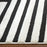 Lavin Rugs T9019 Optika 2' x 3' Geo Rug, Cream Black/White