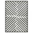Lavin Rugs T9021 Optika 7'10" x 10'10" Geo Rug, Cream Black/White - T9021-0811