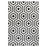 Lavin Rugs T9022 Optika 2' x 3' Geo Rug, Cream Black/White - T9022-0203