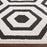 Lavin Rugs T9022 Optika 2' x 3' Geo Rug, Cream Black/White