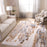 Lavin Rugs T9025 Terra 6'7" x 9'6" Painterly Rug, Cream Gold/Earth
