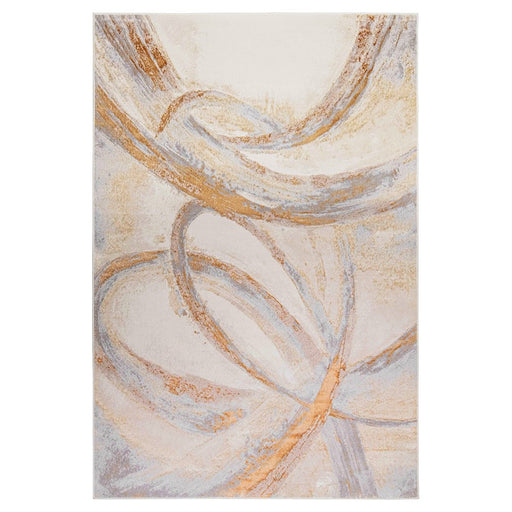 Lavin Rugs T9026 Terra 2' x 3' Swirl Rug, Cream Gold/Earth Tones - T9026-0203