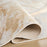 Lavin Rugs T9026 Terra 2' x 3' Swirl Rug, Cream Gold/Earth Tones