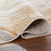 Lavin Rugs T9027 Terra 9'10" x 13'2" Marbled Rug, Cream Gold/Earth