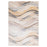 Lavin Rugs T9028 Terra 5'3" x 7'6" Waves Rug, Cream Gold/Earth - T9028-0507