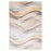 Lavin Rugs T9028 Terra 7'10" x 10'10" Waves Rug, Cream Gold/Earth - T9028-0811