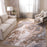 Lavin Rugs T9031 Terra 7'10" x 10'10" Marbled Rug, Cream Gold/Earth