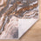Lavin Rugs T9031 Terra 9'10" x 13'2" Marbled Rug, Cream Gold/Earth