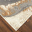 Lavin Rugs T9032 Terra 2' x 3' Marbled Rug, Cream Gold/Earth Tones