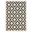 Lavin Rugs T9036 Optika 2' x 3' Geo Rug, Cream Black/White - T9036-0203