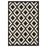 Lavin Rugs T9038 Optika 7'10" x 10'10" Geo Rug, Cream Black/White - T9038-0811