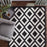 Lavin Rugs T9038 Optika 7'10" x 10'10" Geo Rug, Cream Black/White