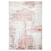 Lavin Rugs U5001 Betsi 2' x 3' Painterly Rug, Cream Grey Pink/Pink - U5001-0203