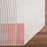 Lavin Rugs U5002 Betsi 5'3" x 7'6" Geo Rug, Cream Grey Pink/Pink