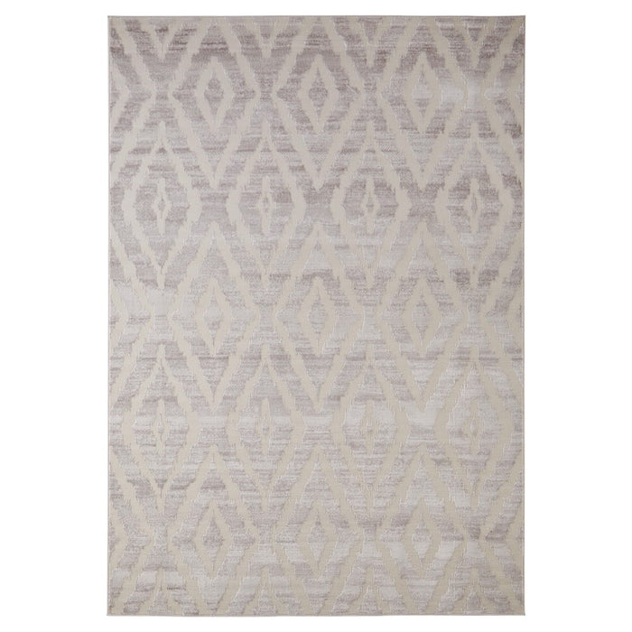 Lavin Rugs U5004 Betsi 5'3" x 7'6" Geo Rug, Cream Grey/Neutral - U5004-0507