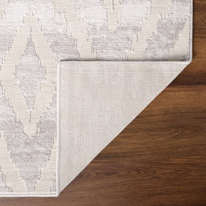 Lavin Rugs U5004 Betsi 5'3" x 7'6" Geo Rug, Cream Grey/Neutral