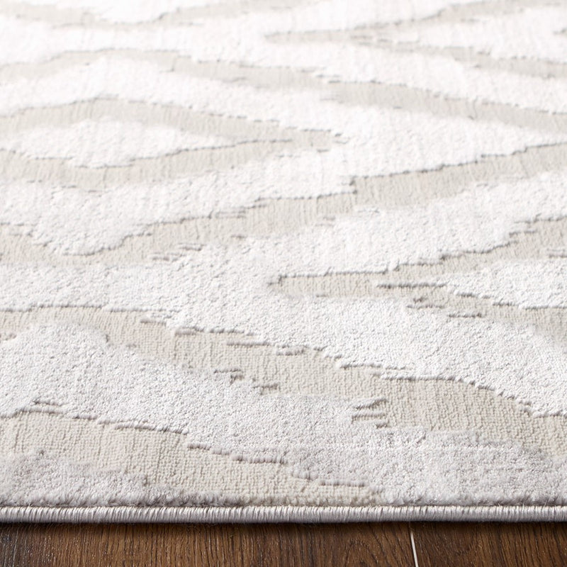 Lavin Rugs U5004 Betsi 7'10" x 10'10" Geo Rug, Cream Grey/Neutral