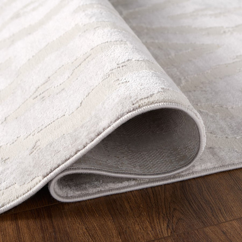 Lavin Rugs U5004 Betsi 7'10" x 10'10" Geo Rug, Cream Grey/Neutral
