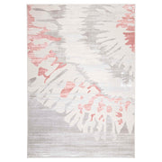 Lavin Rugs U5007 Betsi 2' x 3' Painterly Rug, Cream Grey Pink/Pink - U5007-0203