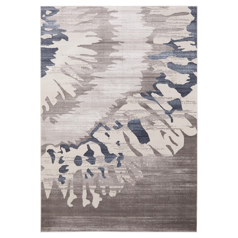 Lavin Rugs U5008 Betsi 2' x 3' Painterly Rug, Grey L.Blue/Blue - U5008-0203