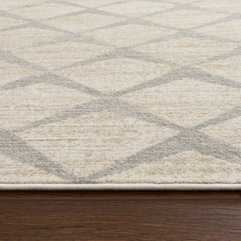 Lavin Rugs U5009 Betsi 2' x 3' Geometric Rug, Cream Grey/Neutral