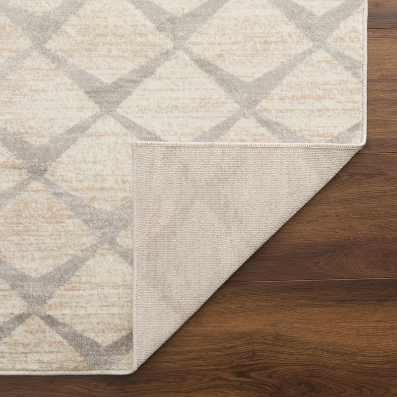 Lavin Rugs U5009 Betsi 2' x 3' Geometric Rug, Cream Grey/Neutral