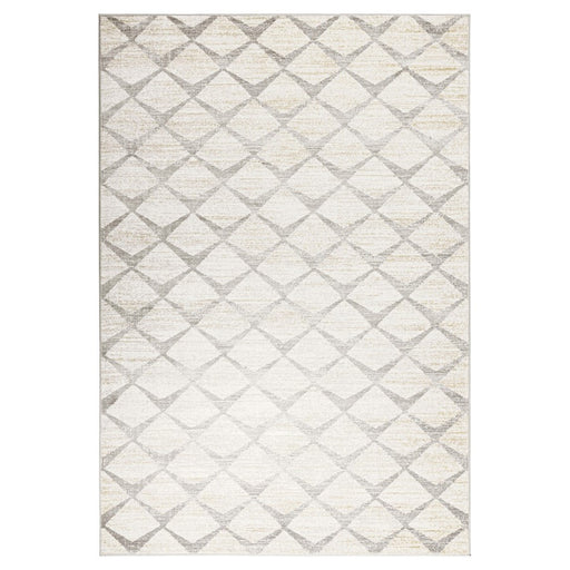 Lavin Rugs U5009 Betsi 6'7" x 9'6" Geo Rug, Cream Grey/Neutral - U5009-0609