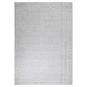 Lavin Rugs U5011 Betsi 2' x 3' Linear Geo Rug, Cream Grey/Neutral - U5011-0203