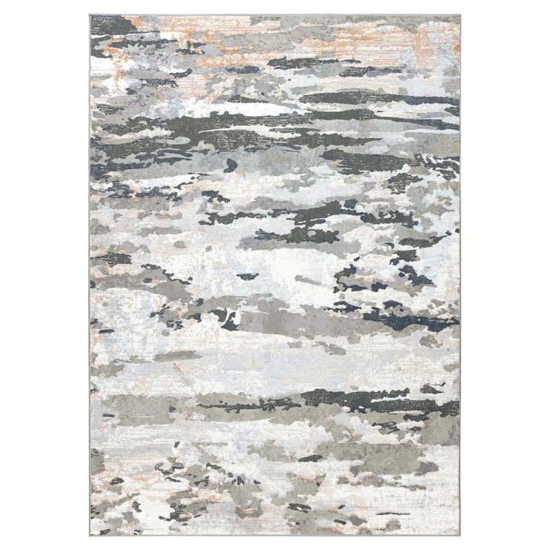 Lavin Rugs U5012 Jasmine 2' x 3' Painterly Rug, Grey Black/Mineral - U5012-0203