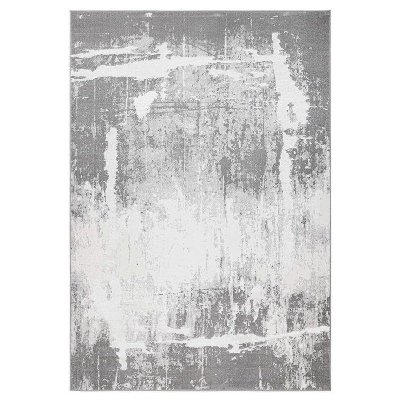 Lavin Rugs U5013 Jasmine 2' x 3' Painterly Rug, Grey Black/Grey - U5013-0203